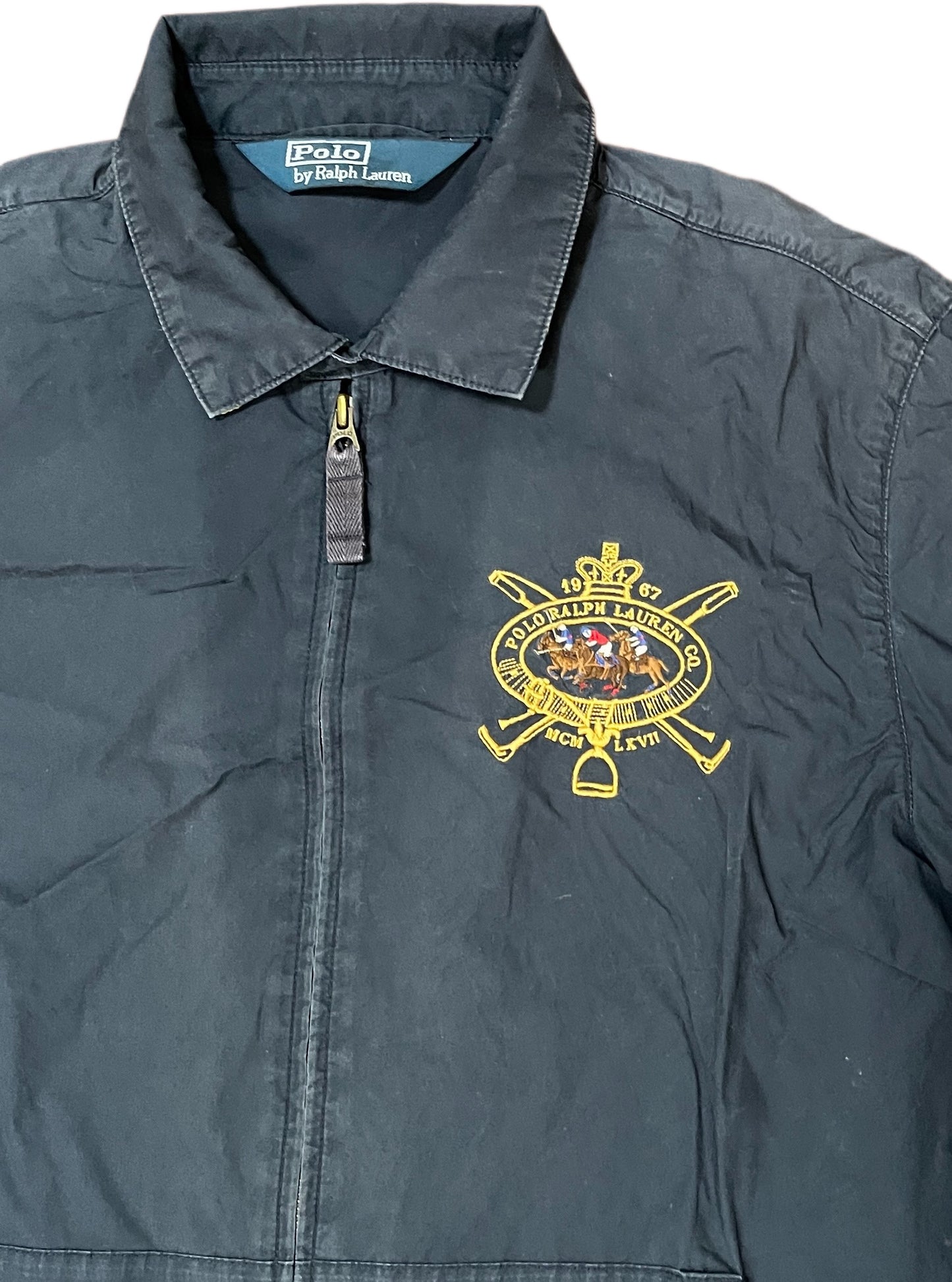 Vintage Polo Ralph Lauren Jacket Navy Cotton M