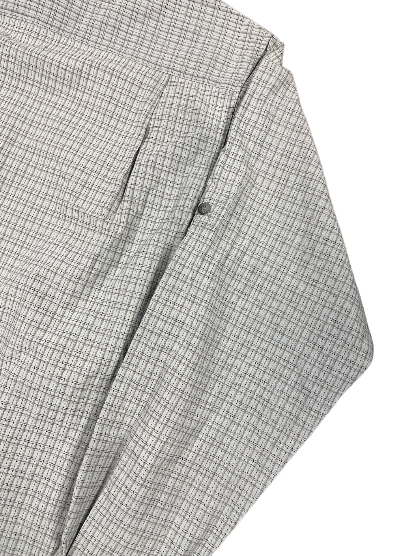 Vintage Adidas Long Sleeve Tracking Shirt Gray - L