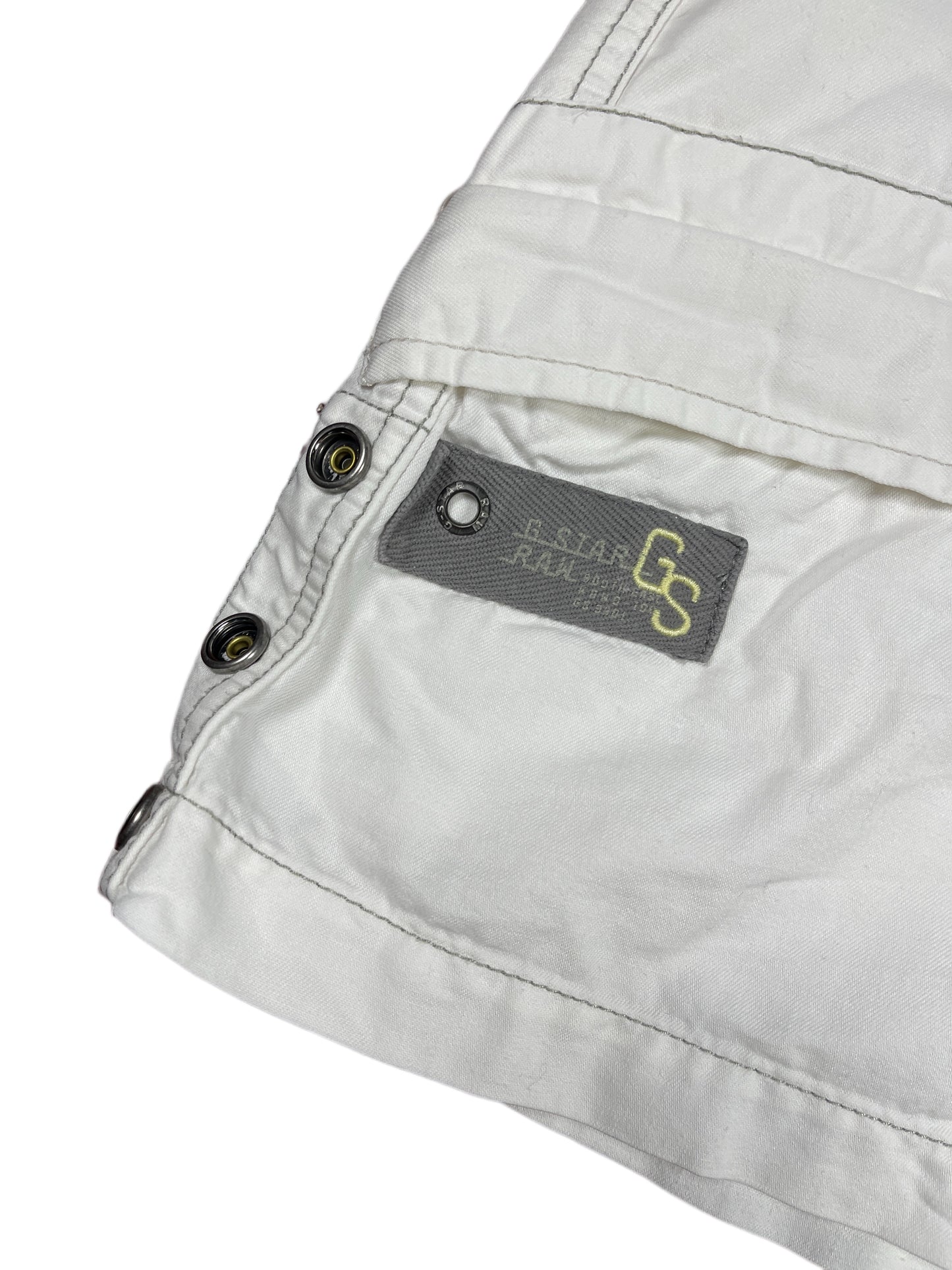 Y2k G-Star Low Waist Mini Skirt White - XS/S