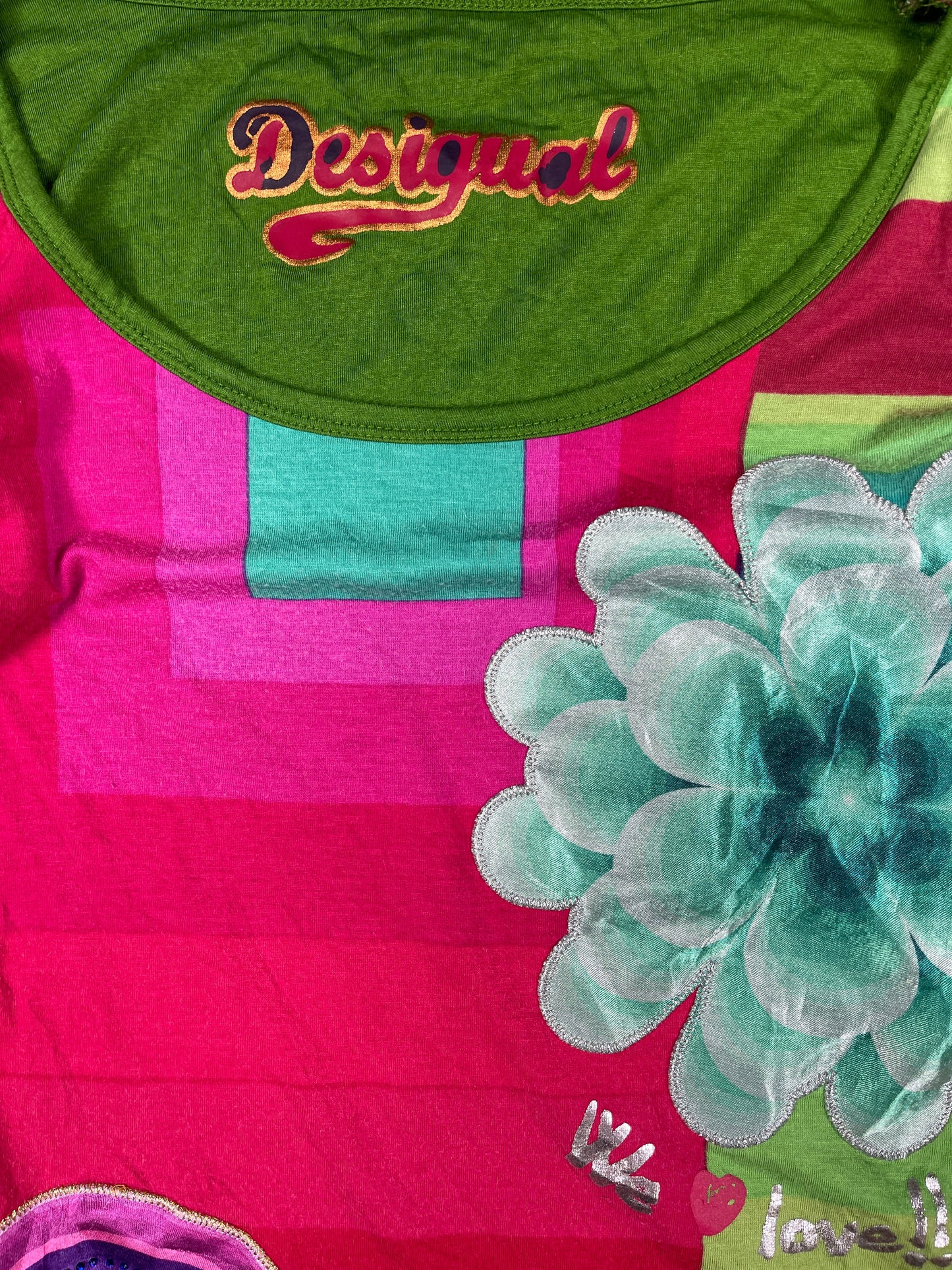Desigual Long Sleeve Top Multicolor - XS