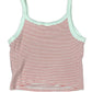 Levi's Sleeveless Top Striped White Red - M