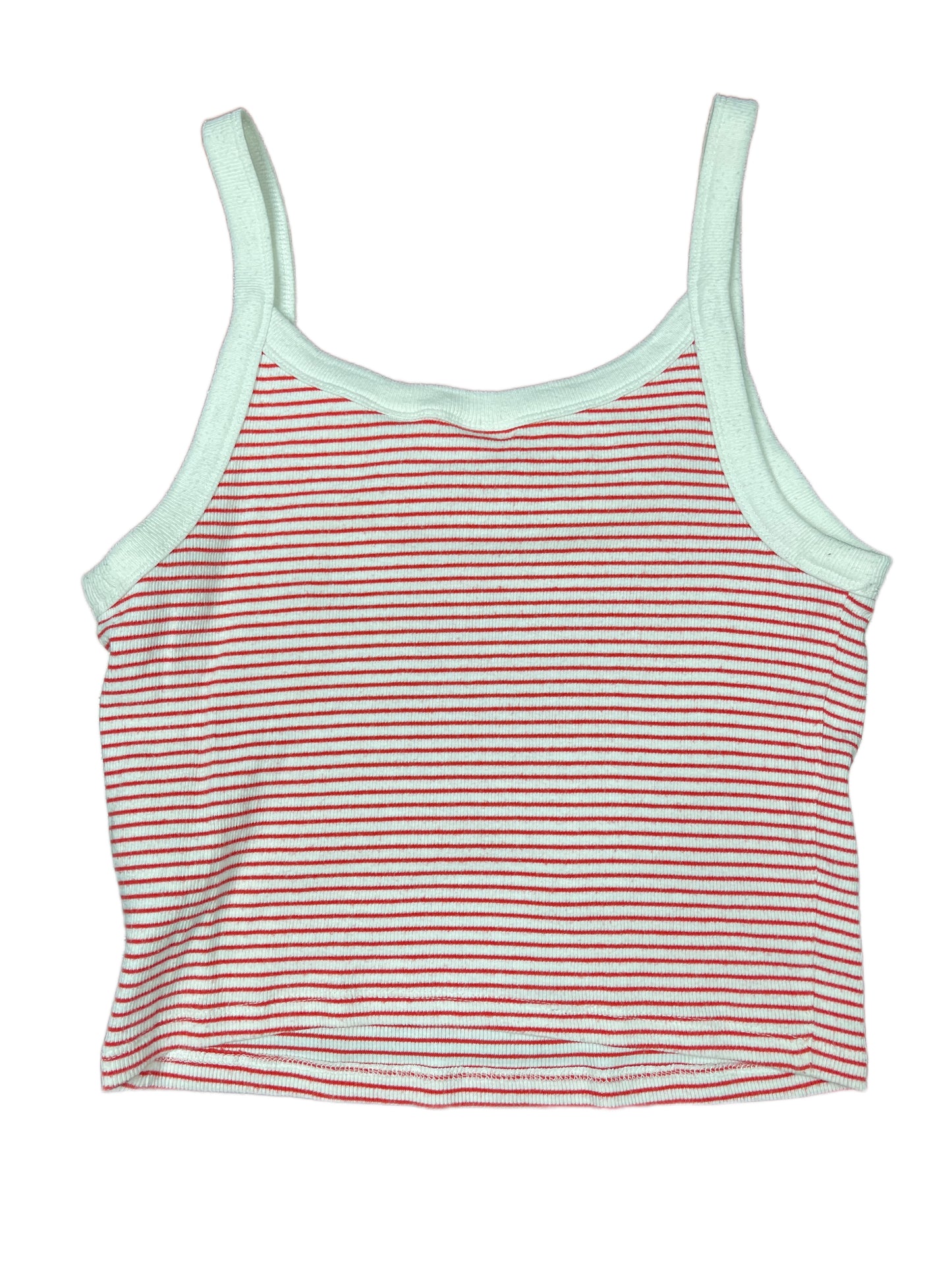 Levi's Sleeveless Top Striped White Red - M