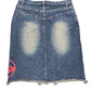 Y2k Roxy Denim Skirt Blue - S