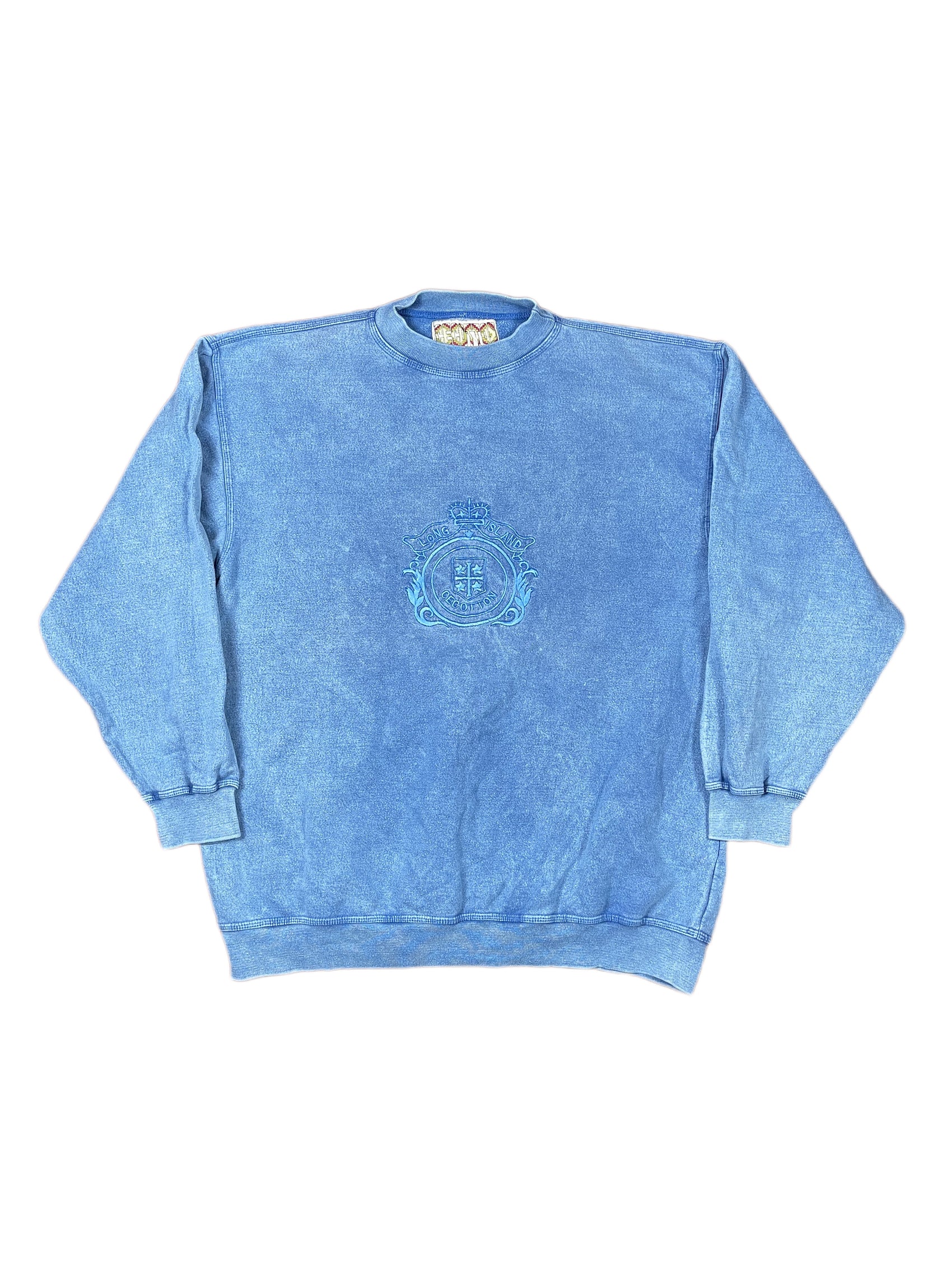 Vintage 90s Cecotton Sweatshirt Blue - XL