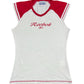 Y2k 2000s Reebok Sleeveless Top White Red XL