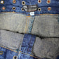 Y2k El Corte Ingles Denim Skirt Blue - L