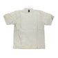 Y2k Spoon Deadstock Short Sleeve Cargo Shirt Beige - L