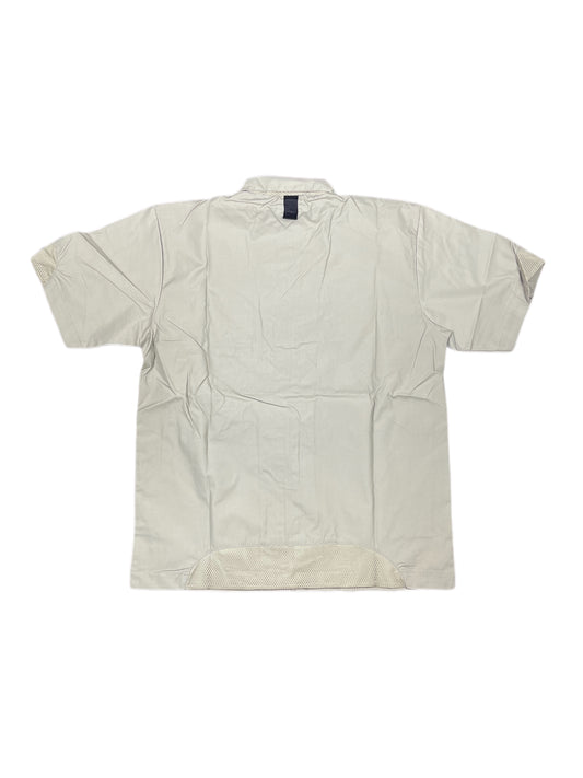 Y2k Spoon Deadstock Short Sleeve Cargo Shirt Beige - L