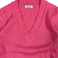 Y2k Celop Knitted Sweatshirt Pink - S