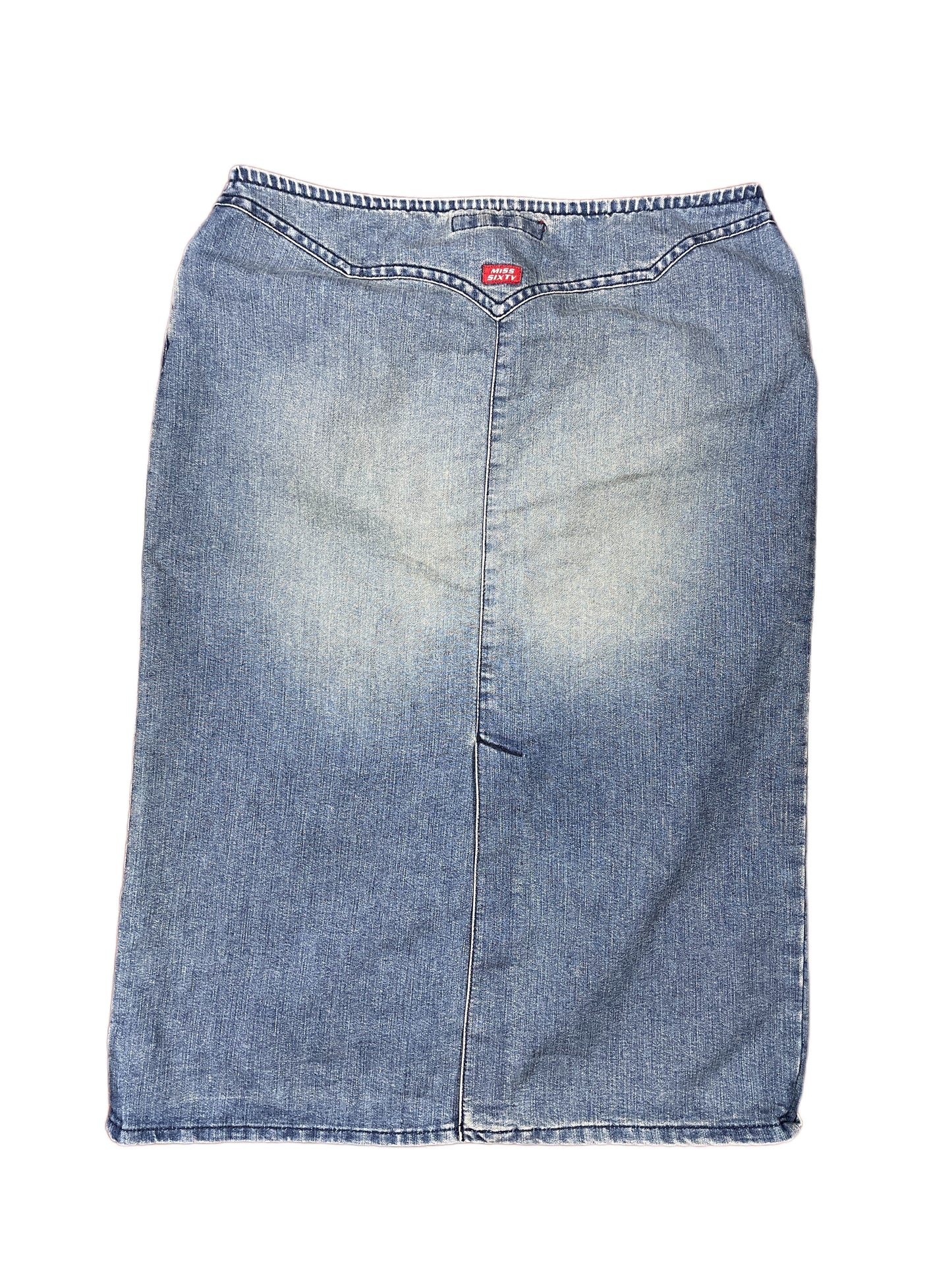 Y2k Miss Sixty Denim Skirt Blue - M