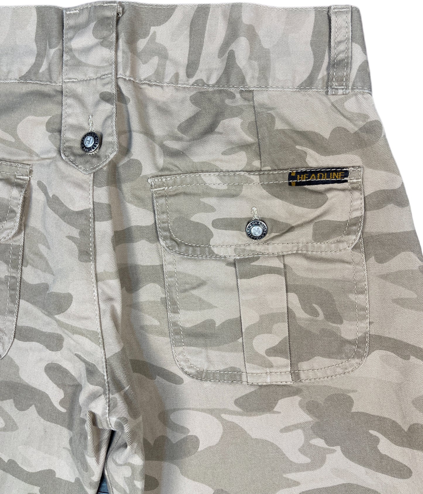 Y2K Headline Camouflage Cargo Pants S/M