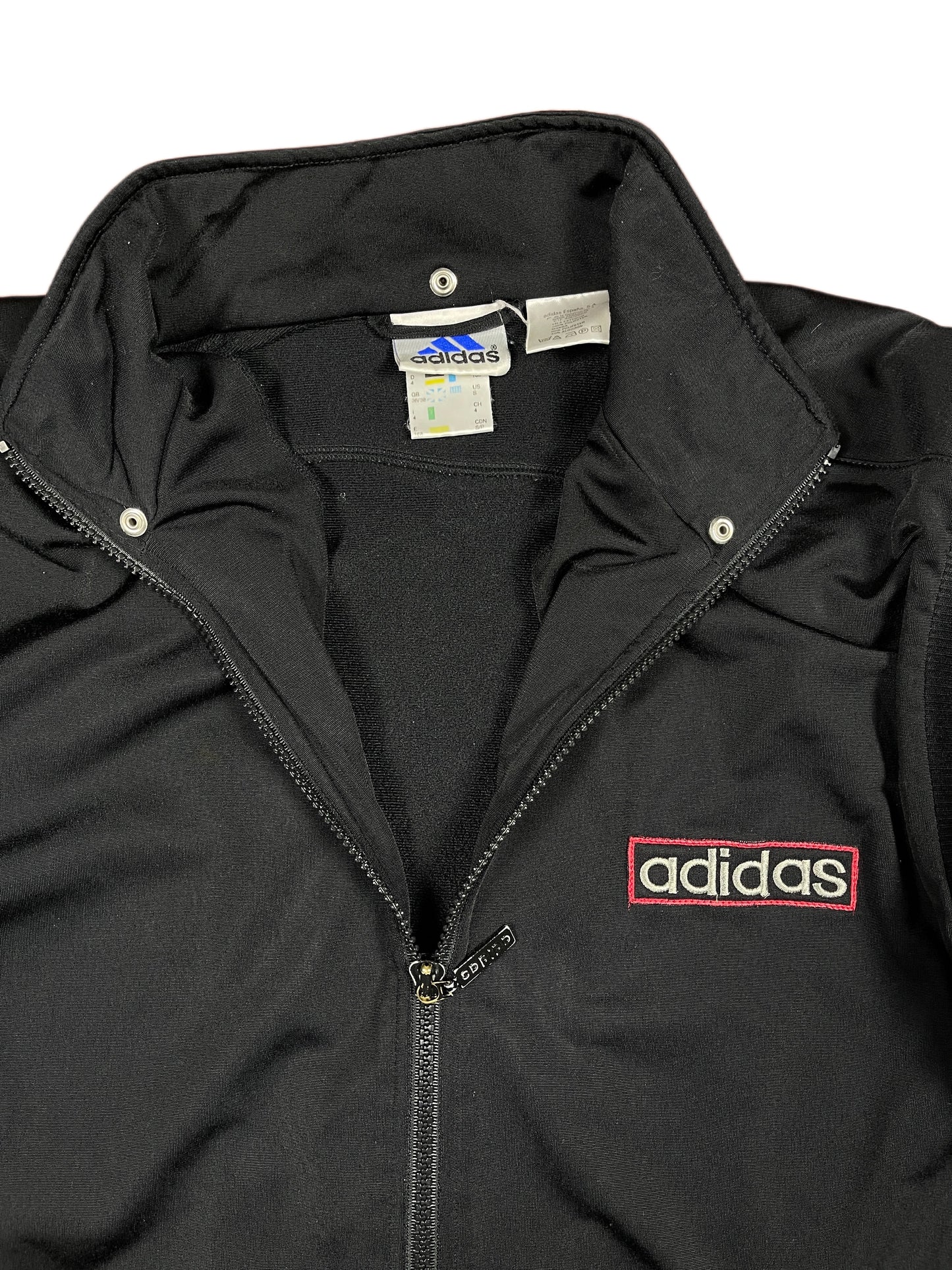 Vintage Adidas 2000s Sport Jacket Vest Black Gray - S