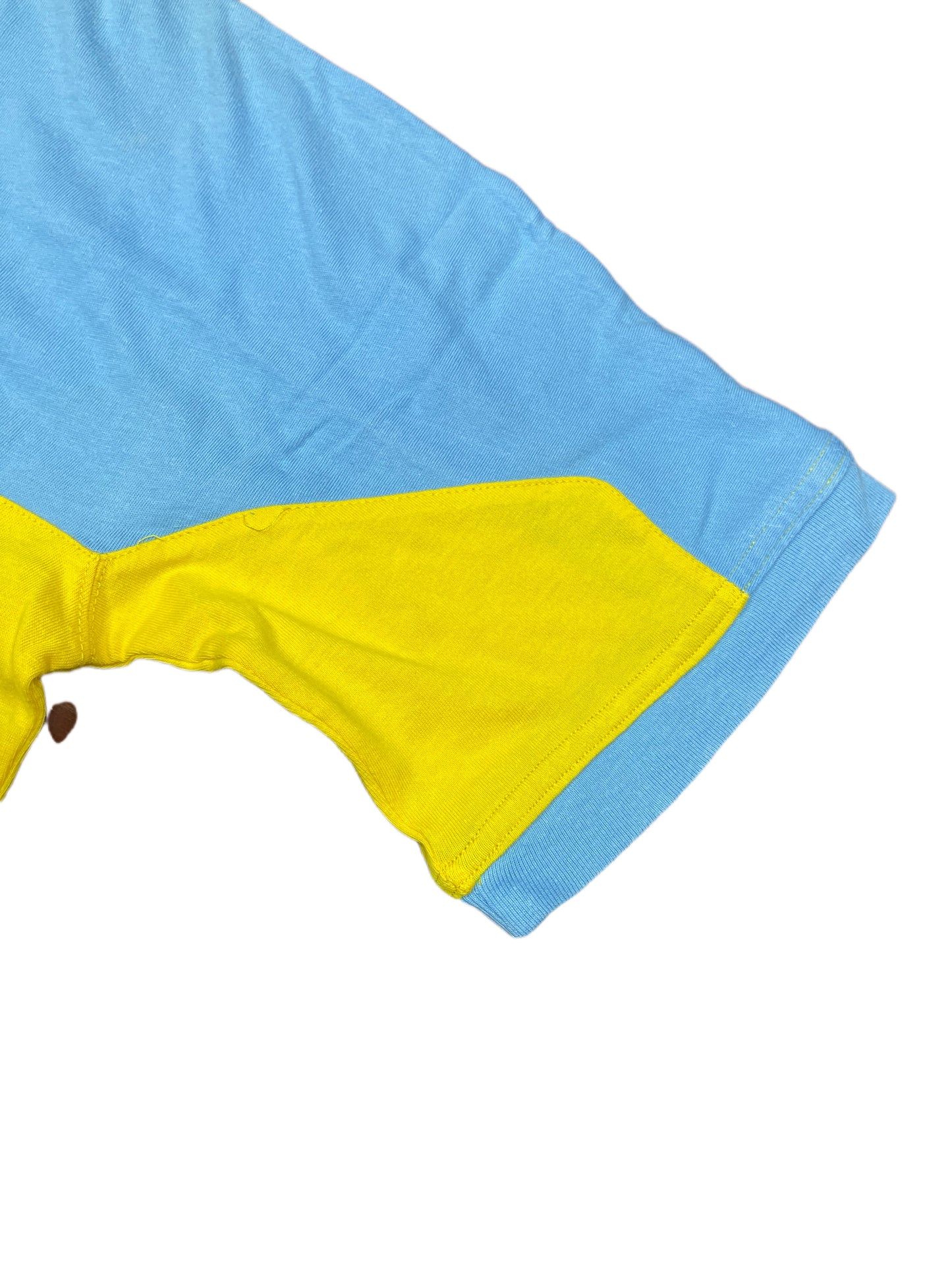 Y2k 2000s Nike Cor72z t-Shirt Yellow Blue M