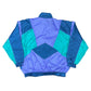 Vintage Ellesse Sport Jacket with Removable Sleeves Purple Navy - L