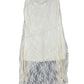 Y2k Long See Through Skirt Cream - L
