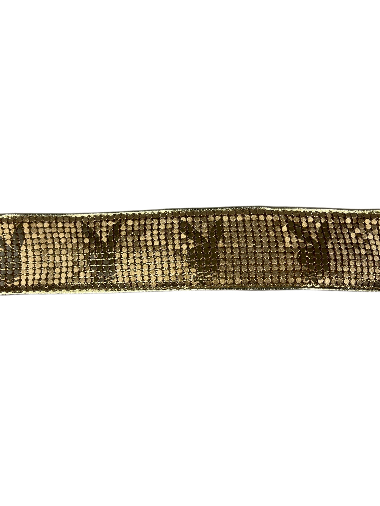 Y2k Playboy Mesh Belt Gold 2004