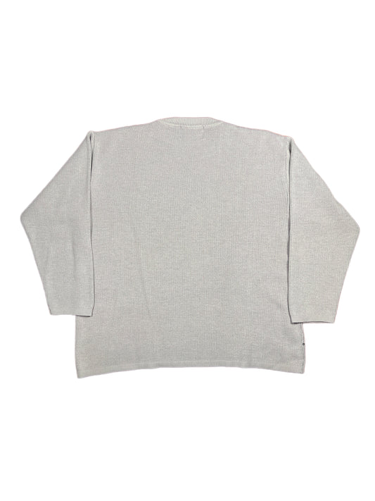 Vintage Looney Tunes 2001 Tweety Silvester Knitted Sweatshirt Gray - XL