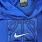 Vintage Nike Hoops 2000s Sleeveless Hoodie Blue - M