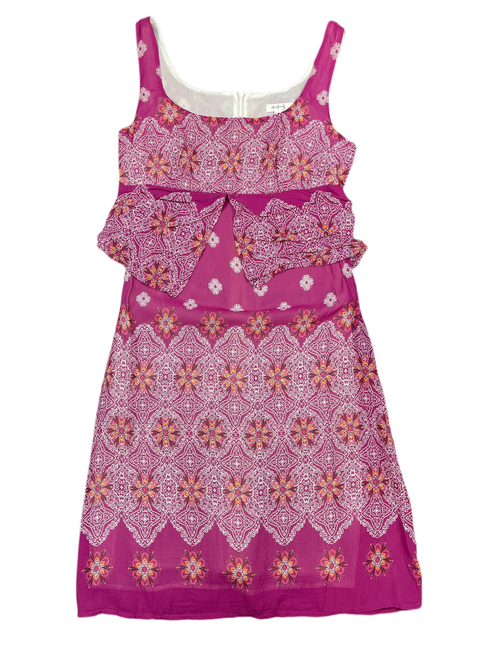Y2k UnDeuxTrois Sleeveless Dress Pink - M