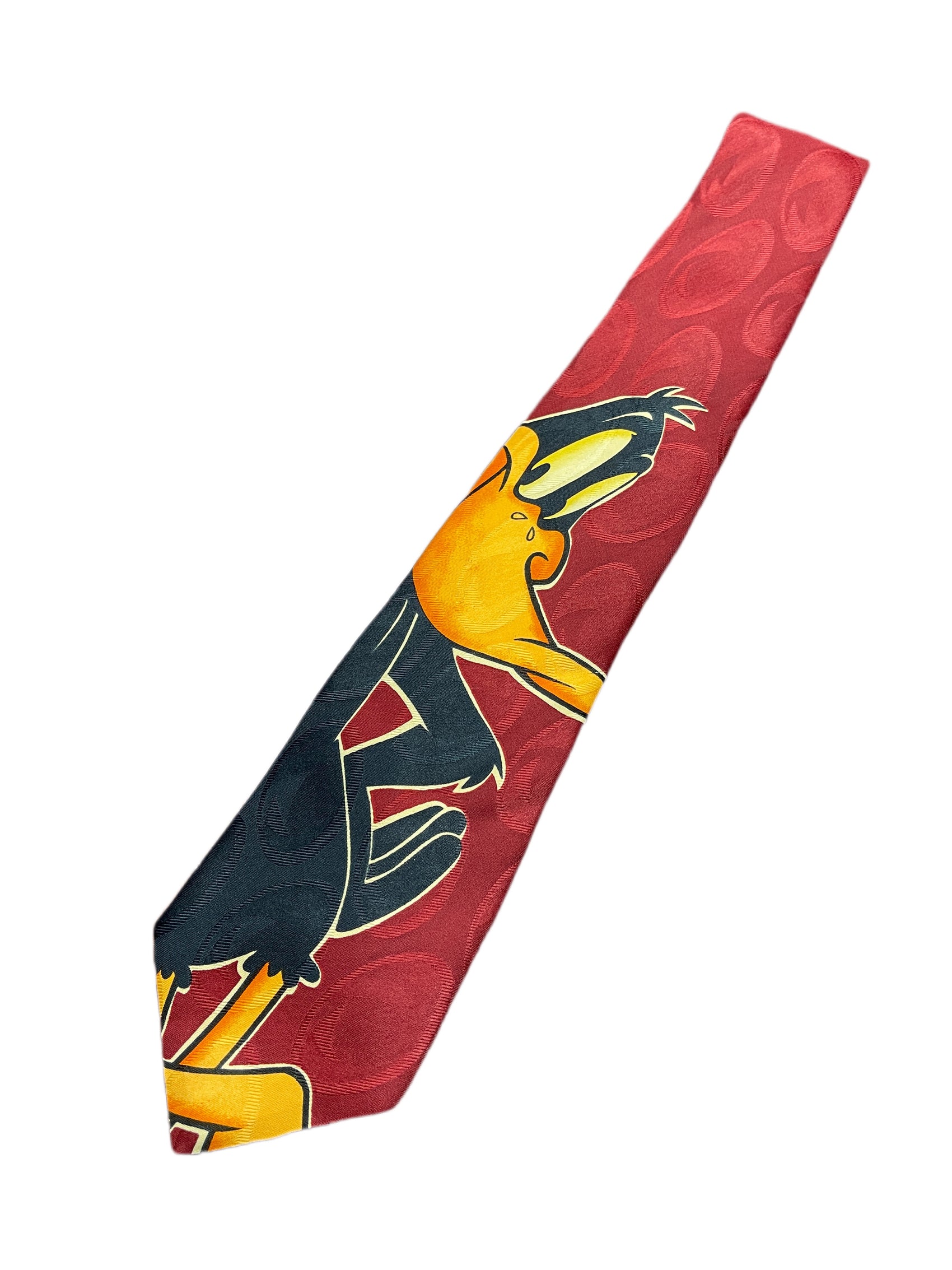 Vintage Looney Tunes 1995 Tie Red Black