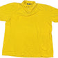 FILA Polo Shirt Yellow Cotton 3XL