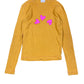 Y2k Agatha Ruiz de la Prada Long Sleeve Top Hearts Orange - M