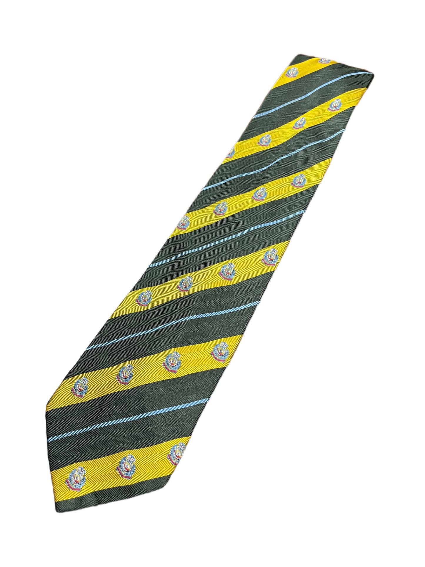 VIntage Andrews Ties Silk Tie Yellow Green