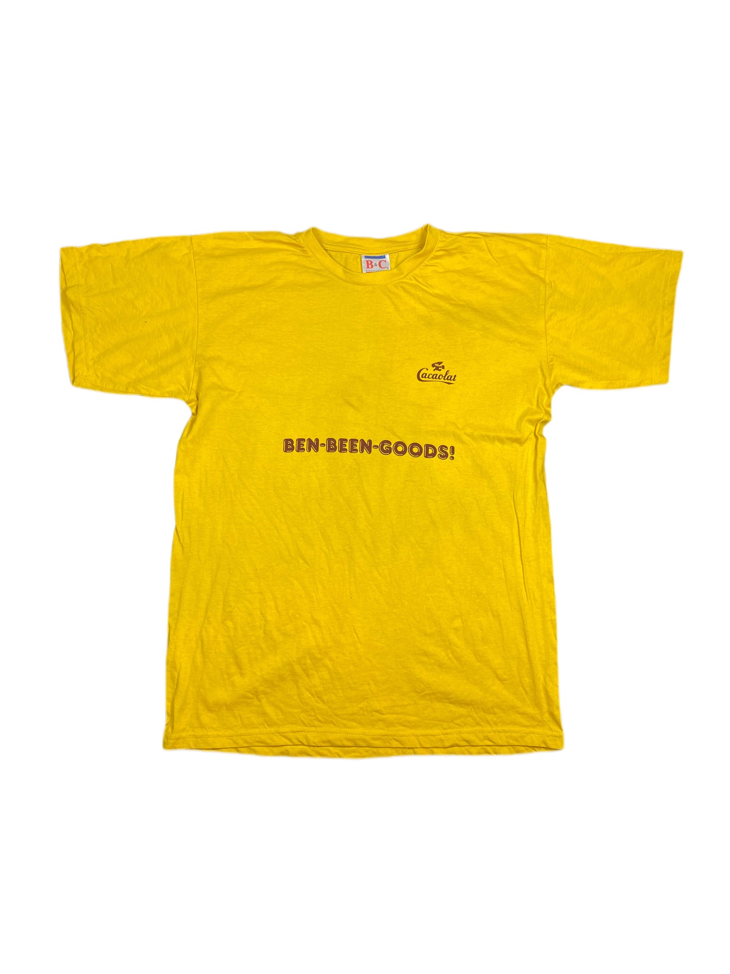 Vintage B&C Cacaolat T-Shirt Yellow - M