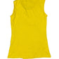 Y2k Sleeveless Top Yellow - S