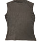 Y2k Jad Paris Sleeveless Top Brown - L