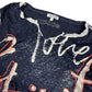 Y2k Soccx 2000s Long Sleeve Top Navy White L