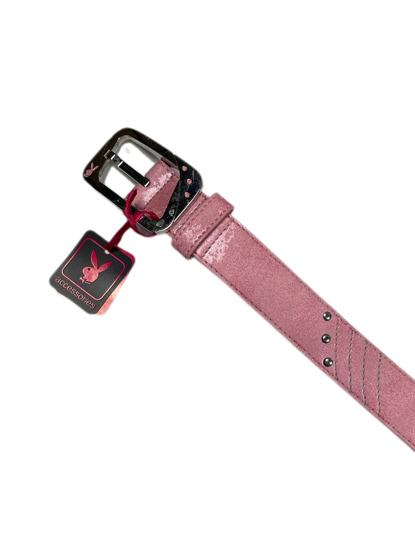 Y2k Playboy Belt Pink 2004