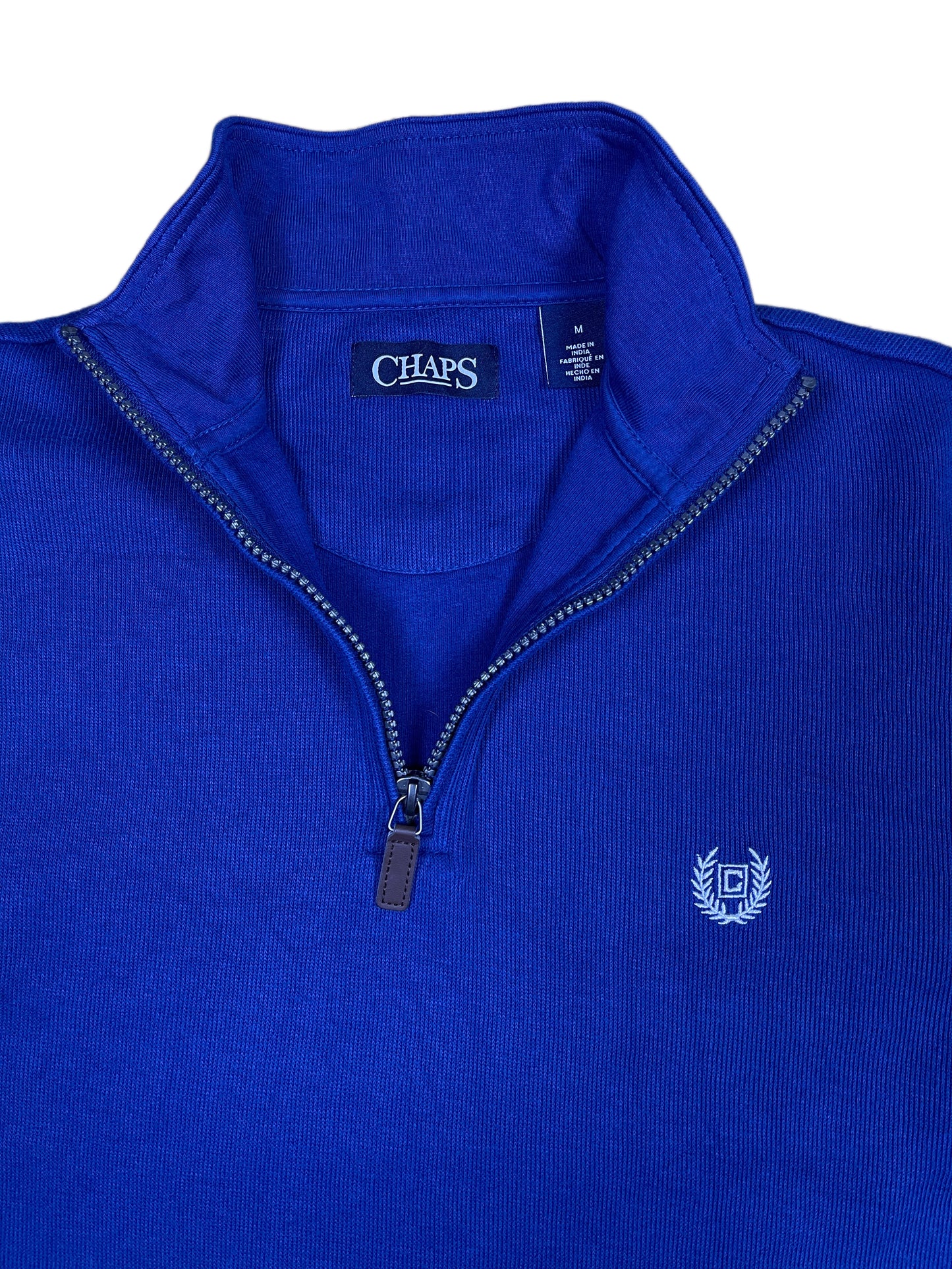 Chaps Zip Sweatshirt Blue - M