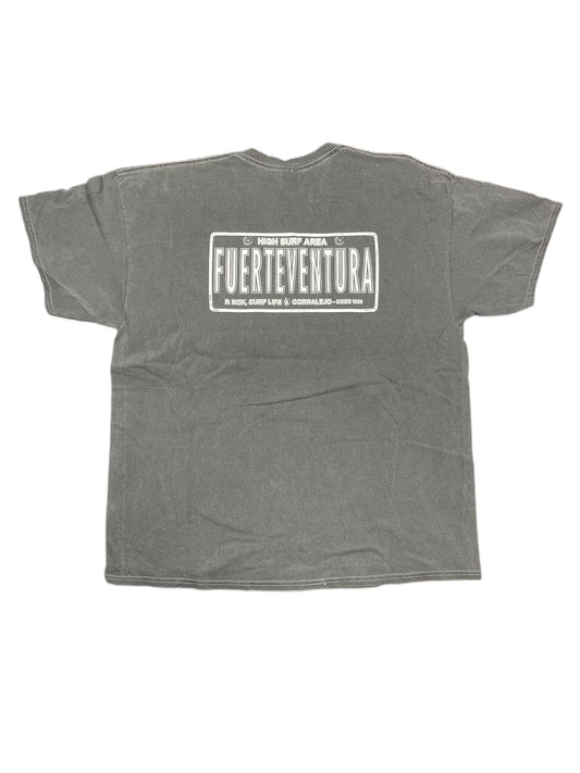 Y2k Gildan Fuerteventura Surfing T-Shirt Gray - XXL