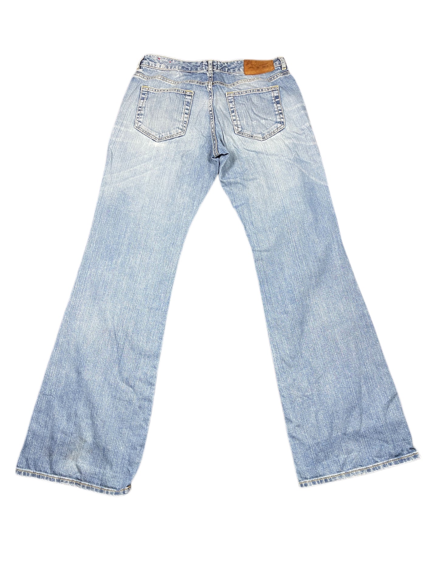 Y2k H&M 2000s Bootcut Low Waist Denim Pants Blue M/L