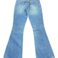 Vintage Levi's Low Waist Flared Denim Pants Blue - M