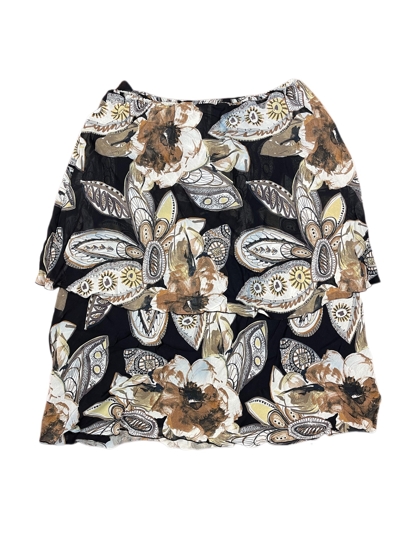 Vintage Jean Delfin Long Skirt Black - XXXXXL