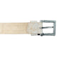 Y2k Playboy Leather Belt Cream Beige 2004