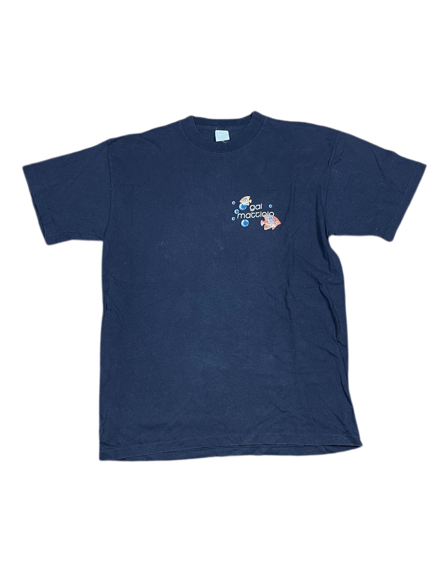 Vintage Gai Mattiolo T-Shirt Navy - XL