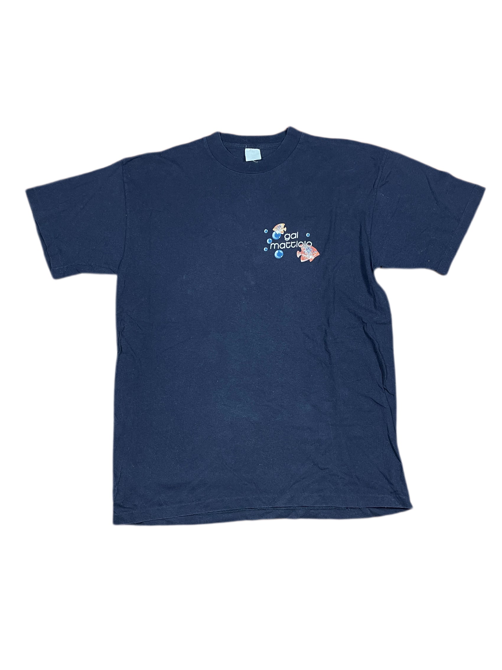Vintage Gai Mattiolo T-Shirt Navy - XL