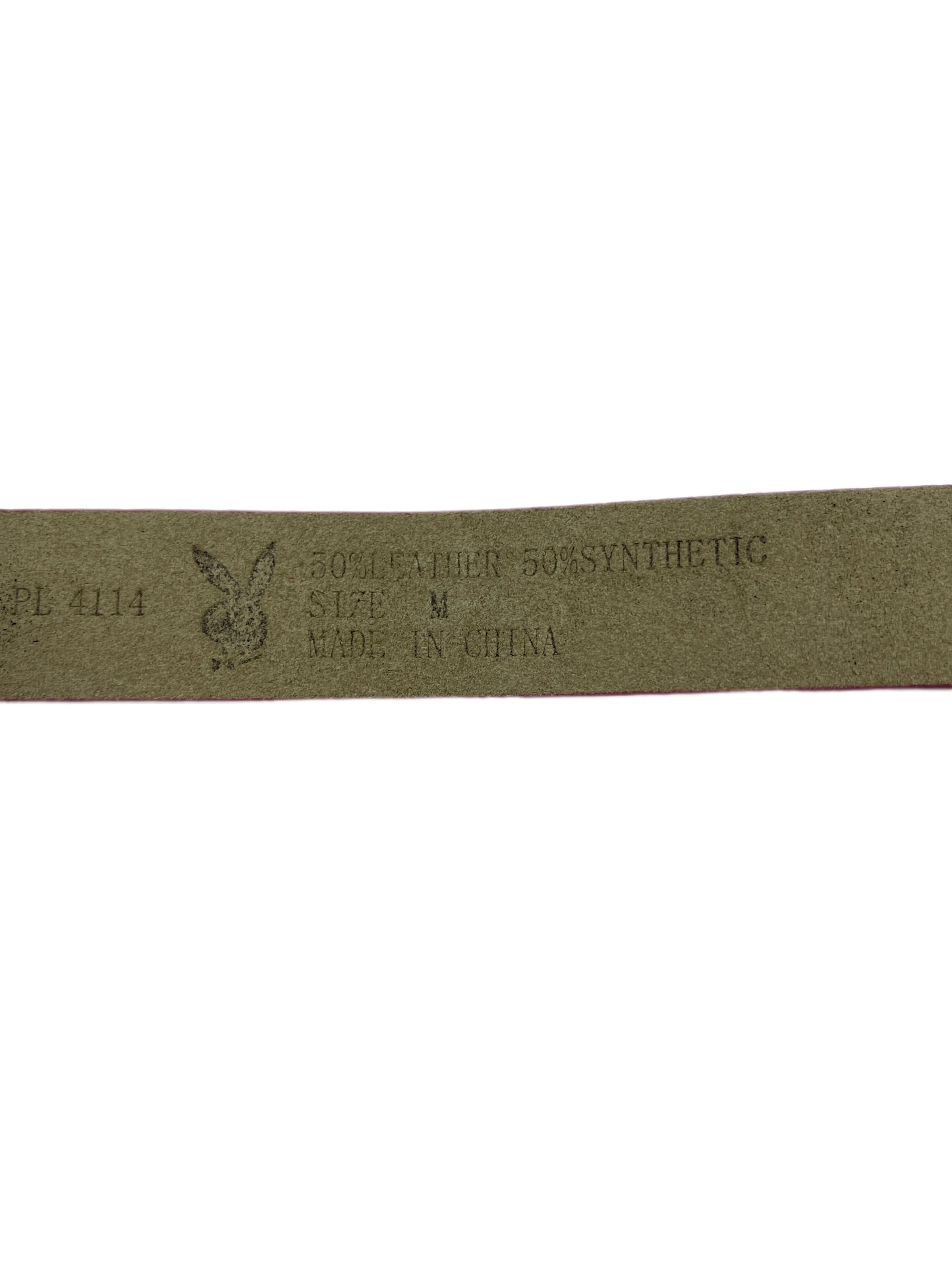 Y2k Playboy Belt Pink 2004