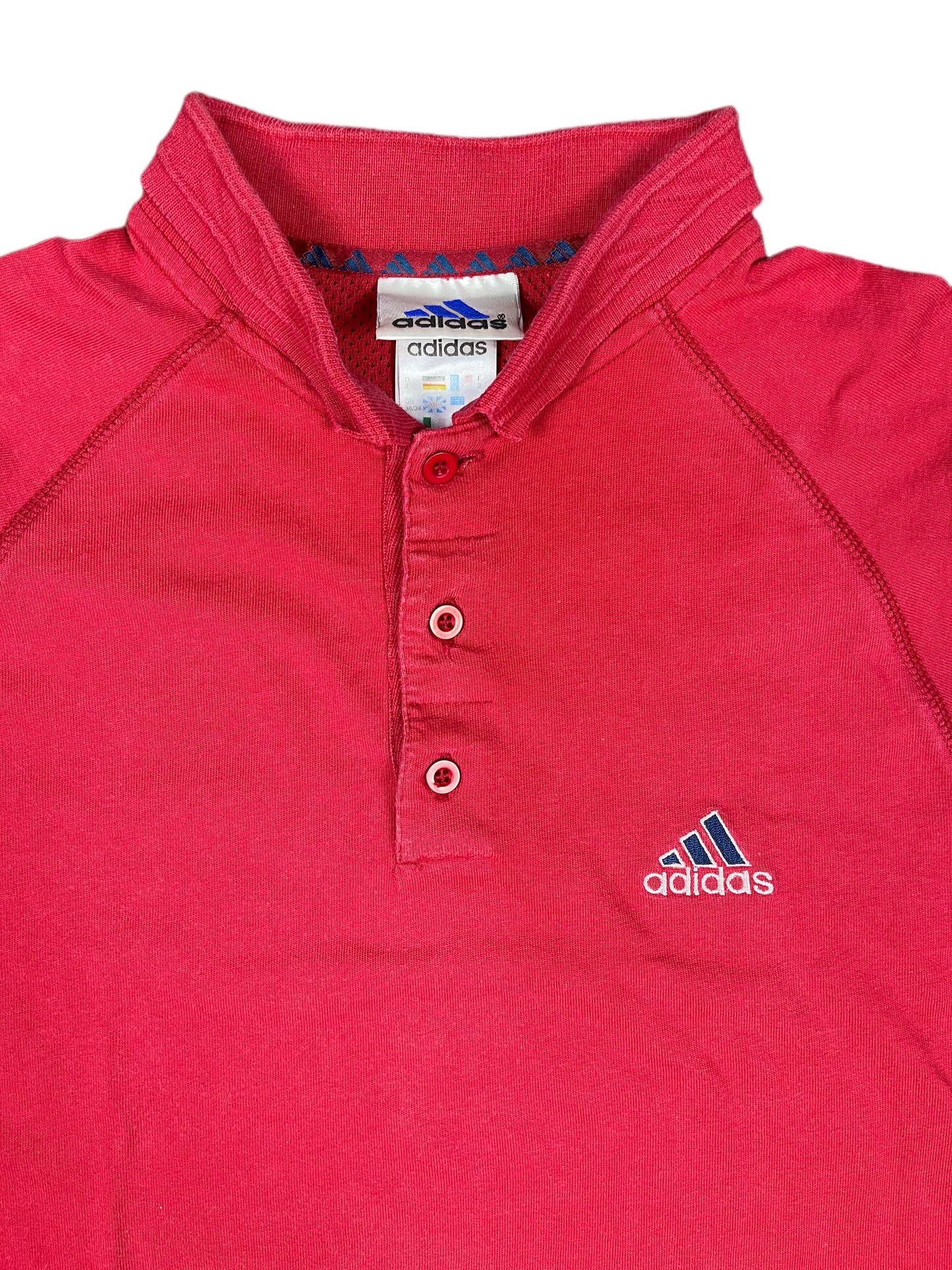 Vintage Adidas Polo Shirt Red - S/M