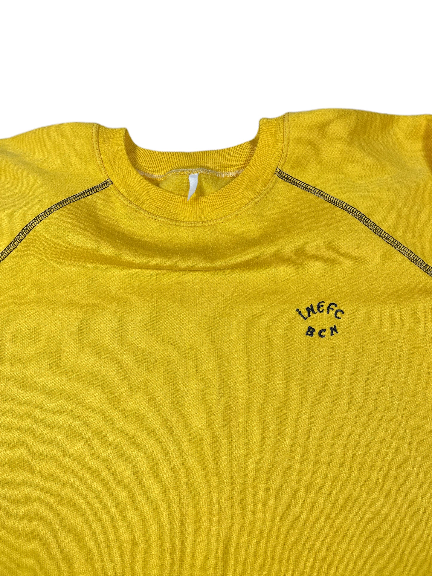 Vintage INEFC Barcelona Sweatshirt Yellow S/M
