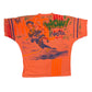 Vintage Surf Master WOW T-Shirt Orange Red - XL