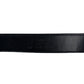 Y2k Playboy Belt Distressed Black Gray with Chain 2004
