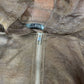 Zara Long Sleeve See Through Zipper Top Brown - M