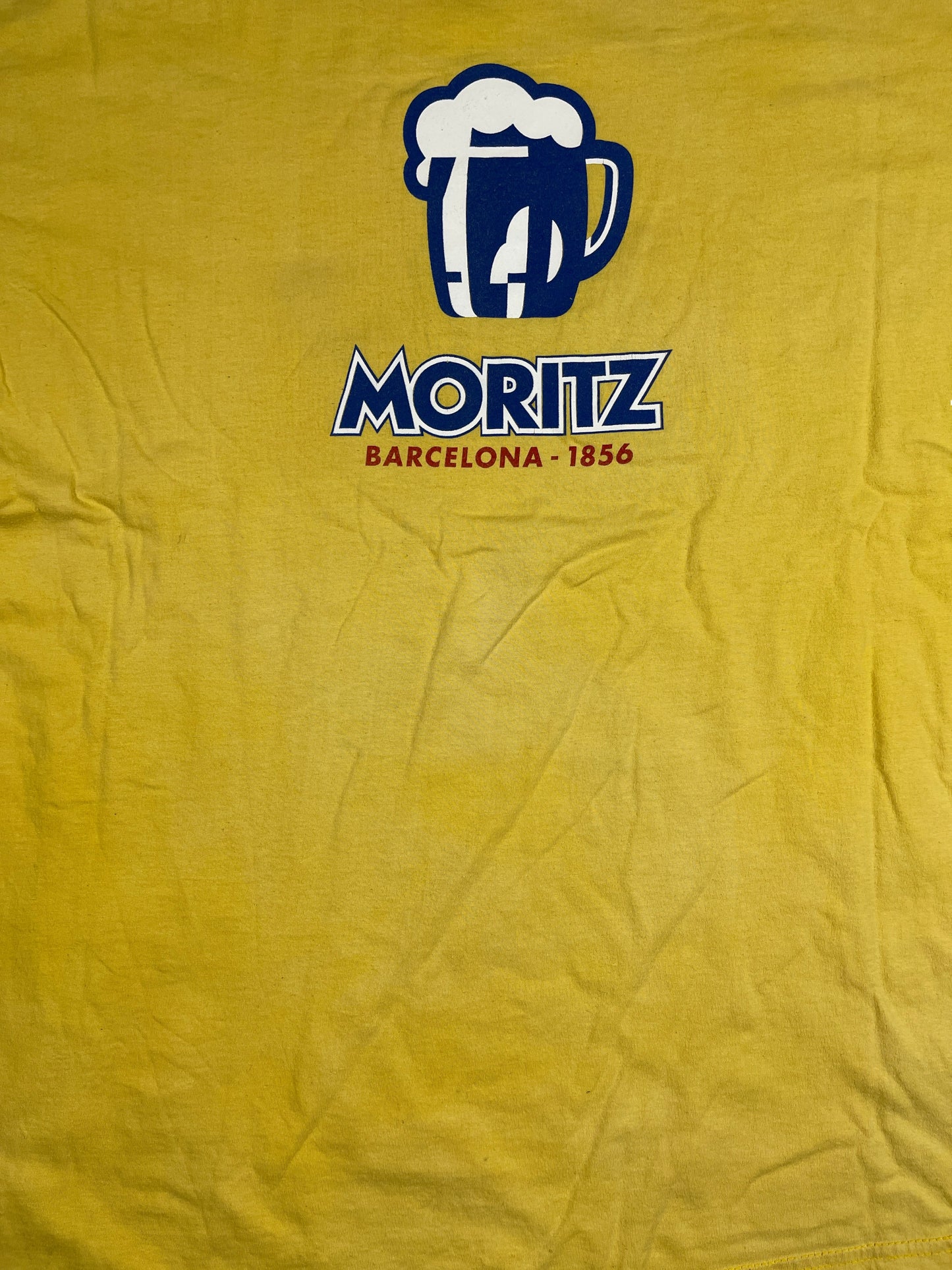 Vintage Moritz Beer T-Shirt Yellow