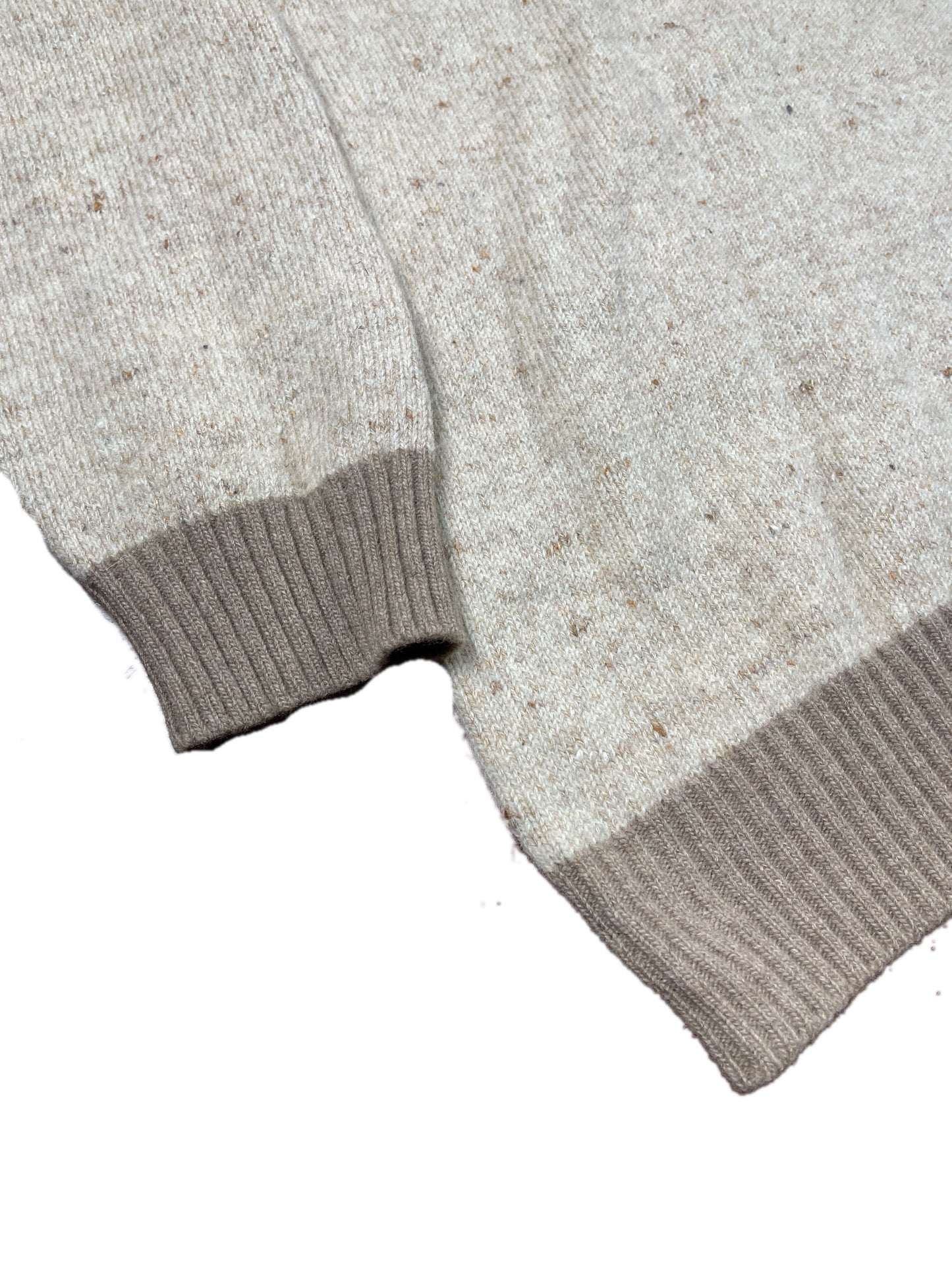 Vintage Iceberg Pluto 1994 Disney Chunky Knitted Sweatshirt Beige Cream - XL