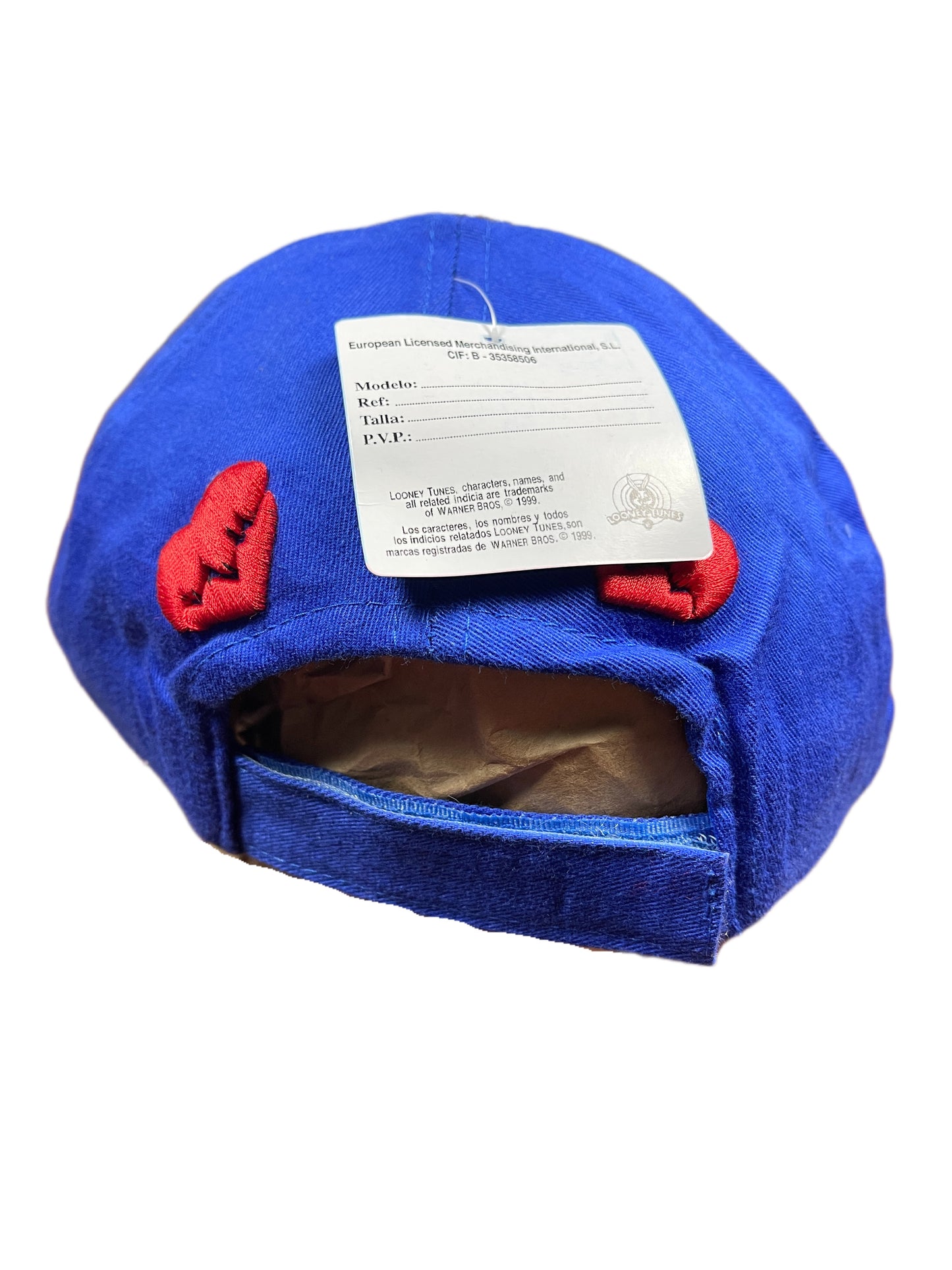 Vintage Tweety 1999 Looney Tunes Warner Bros Cap Blue