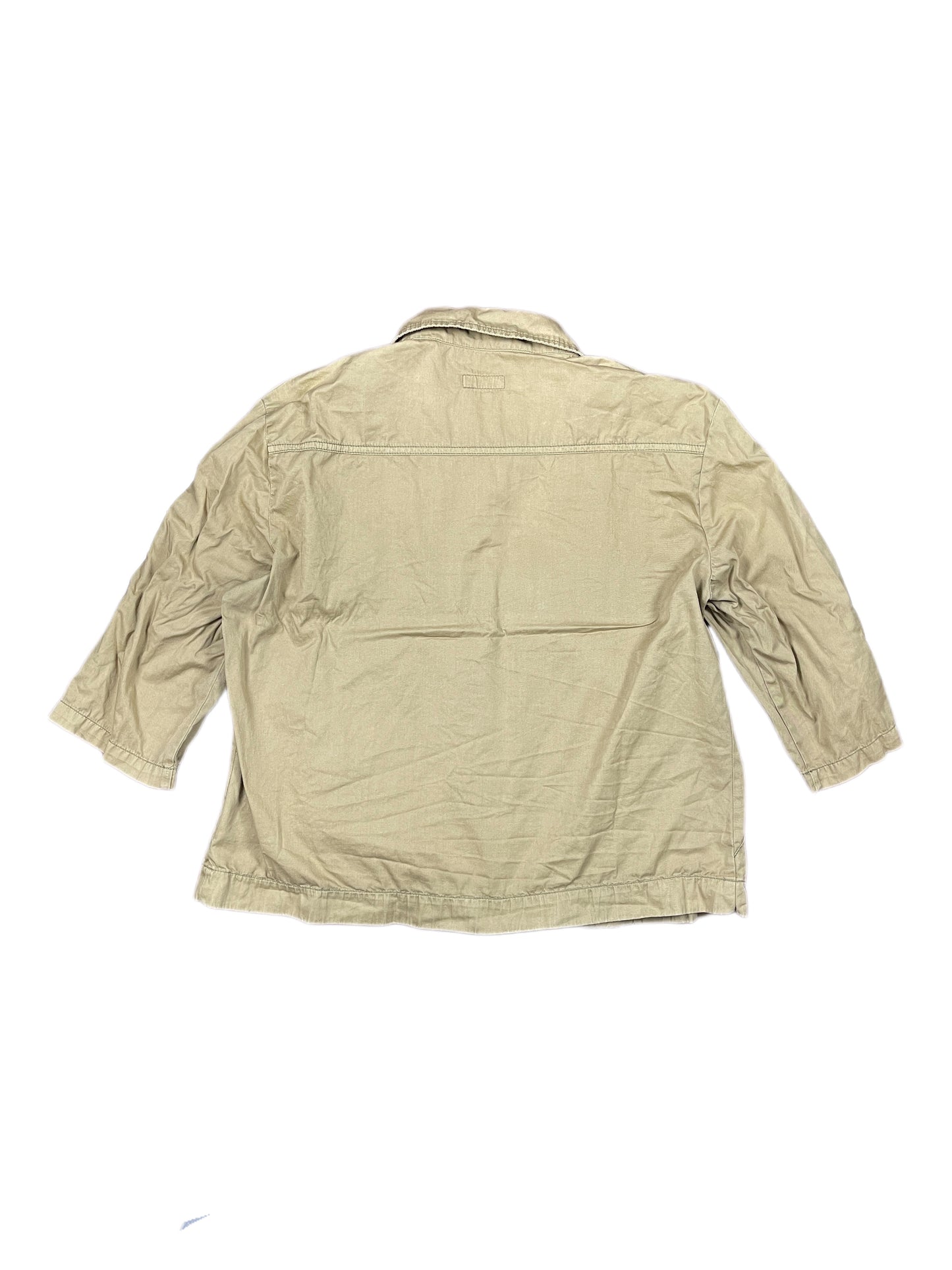 Y2k Pepe Jeans Short Sleeve Thin Jacket Beige - XL